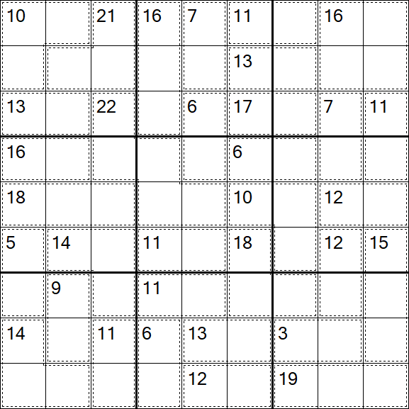 Killer Sudoku - Easy