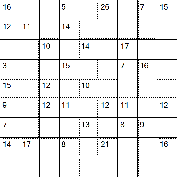 Killer Sudoku - Einfach