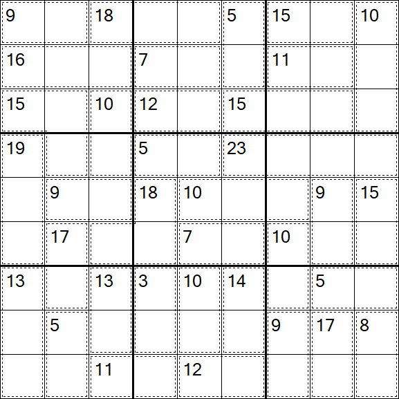 Killer Sudoku - Easy