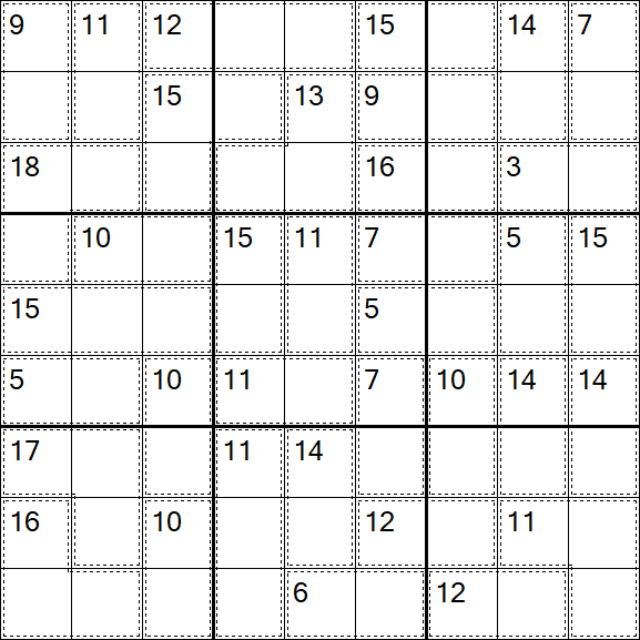 Killer Sudoku - Einfach