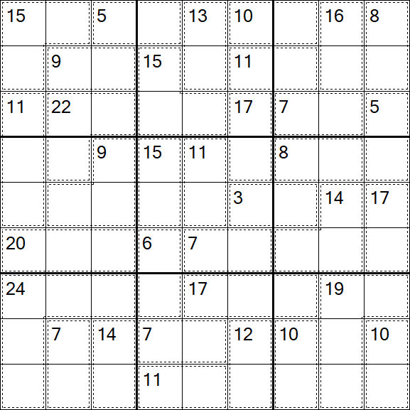 Killer Sudoku - Einfach