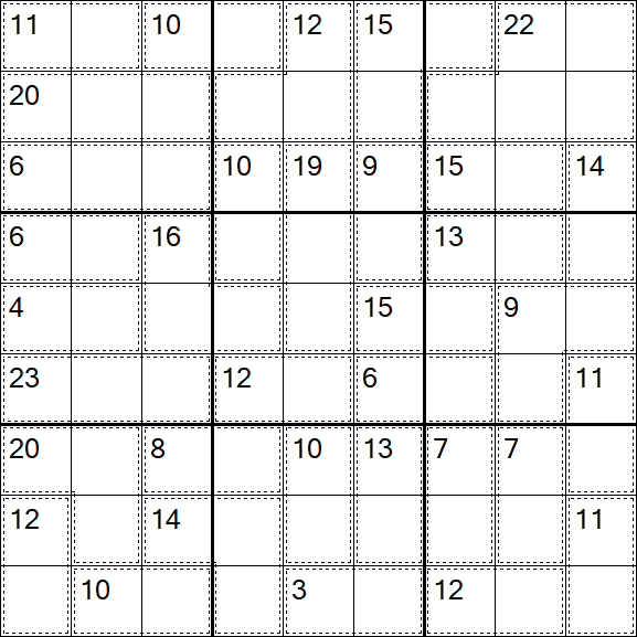 Killer Sudoku - Einfach