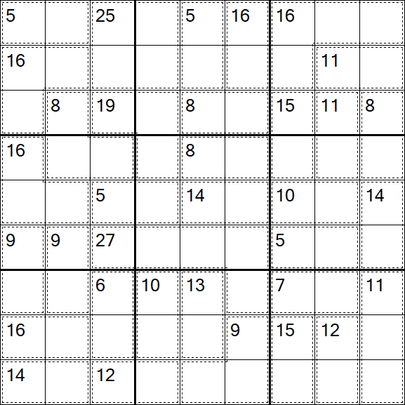 Killer Sudoku - Einfach