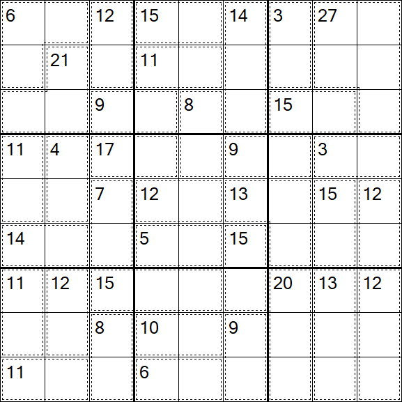 Killer Sudoku - Easy