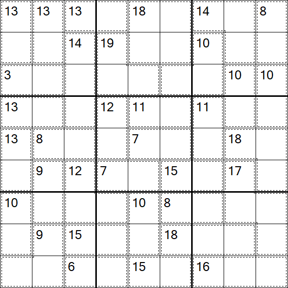 Killer Sudoku - Easy