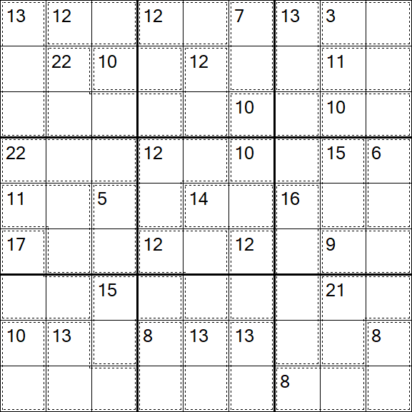 Killer Sudoku - Easy