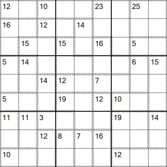 Killer Sudoku - Easy