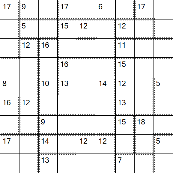 Killer Sudoku - Easy