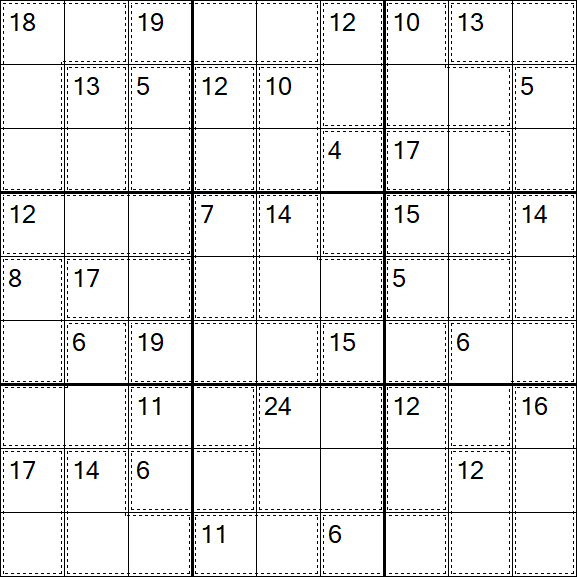 Killer Sudoku - Einfach