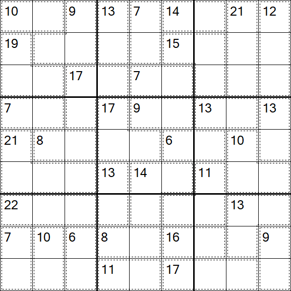 Killer Sudoku - Easy