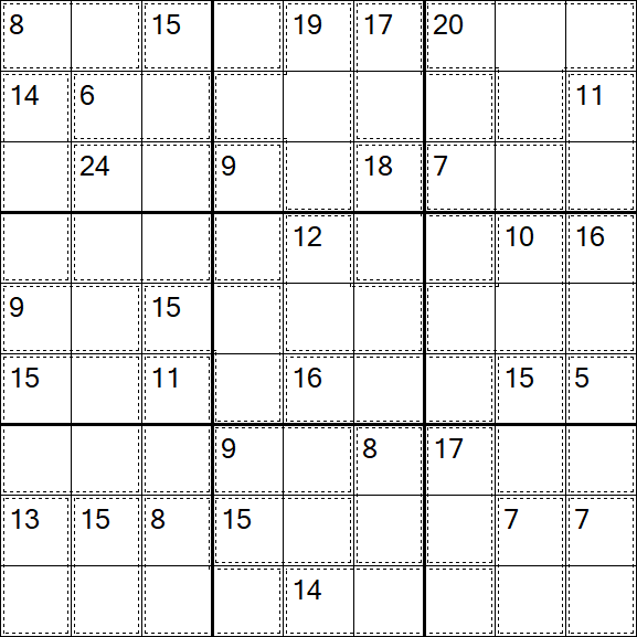 Killer Sudoku - Easy