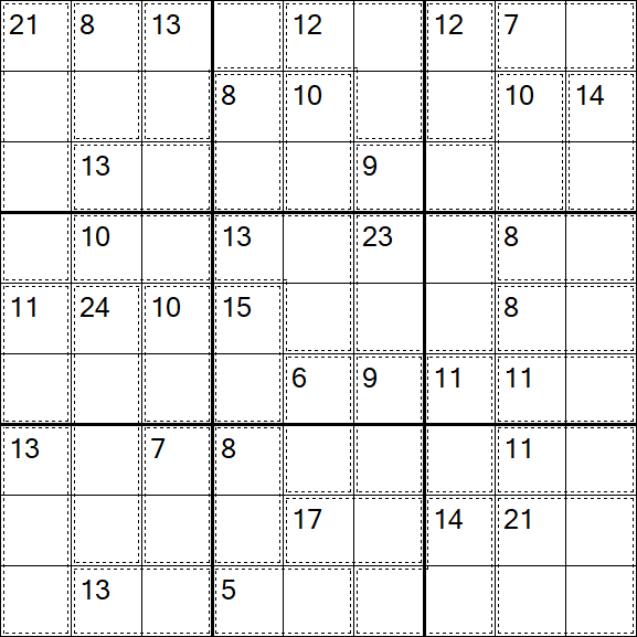Killer Sudoku - Easy