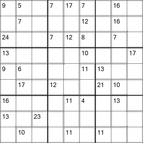 Killer Sudoku - Easy