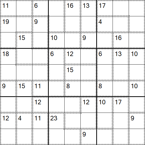 Killer Sudoku - Easy