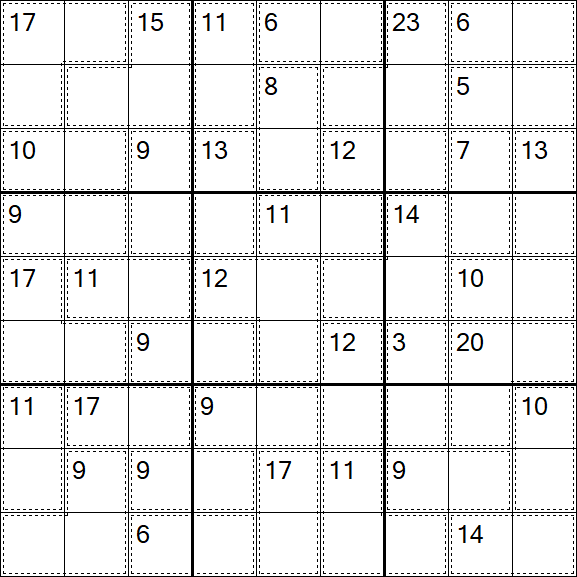 Killer Sudoku - Easy