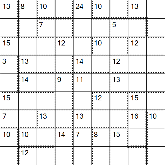 Killer Sudoku - Easy