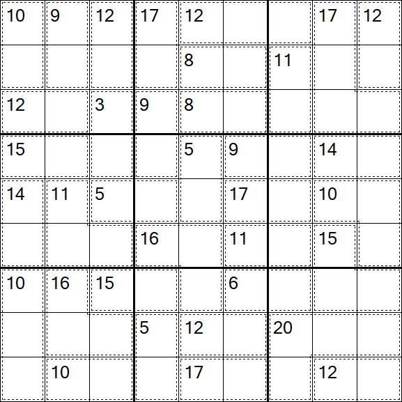 Killer Sudoku - Easy