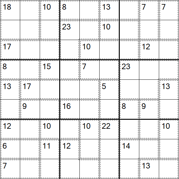 Killer Sudoku - Easy