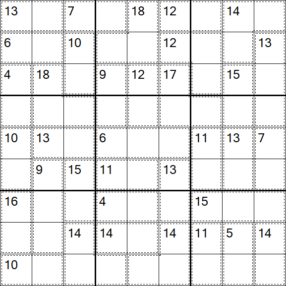 Killer Sudoku - Easy