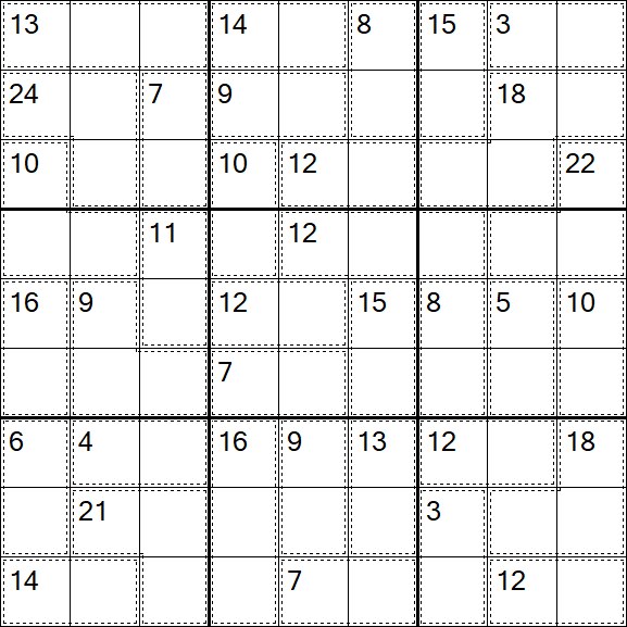 Killer Sudoku - Easy