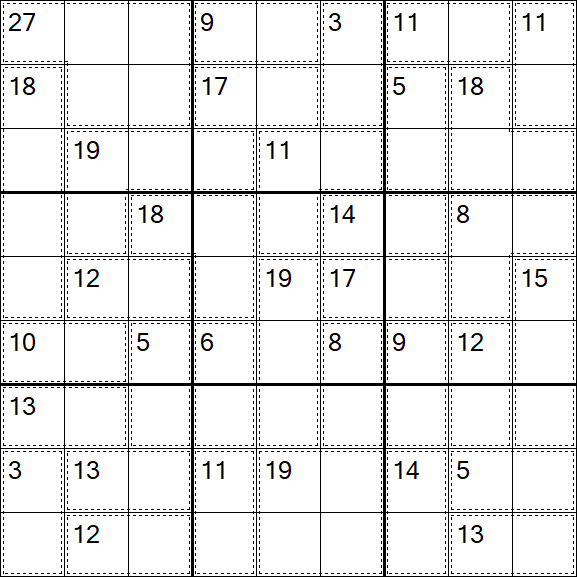 Killer Sudoku - Easy