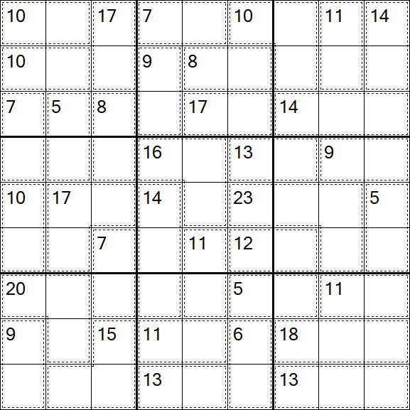 Killer Sudoku - Easy