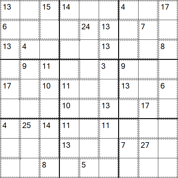 Killer Sudoku - Easy