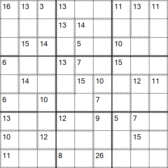 Killer Sudoku - Easy