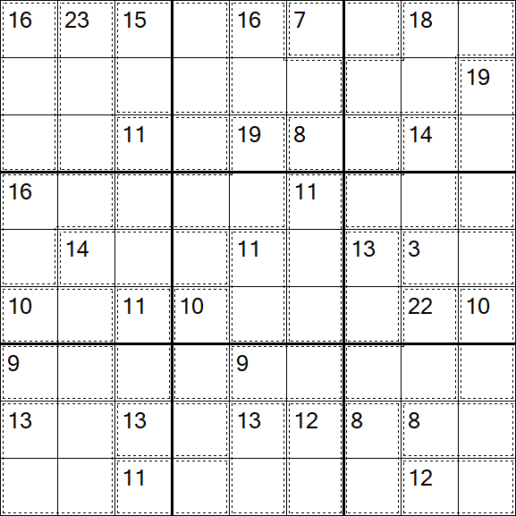 Killer Sudoku - Easy
