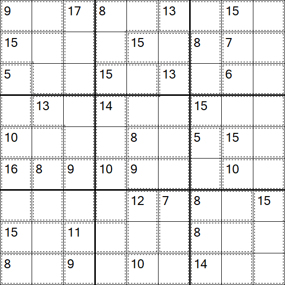 Killer Sudoku - Easy