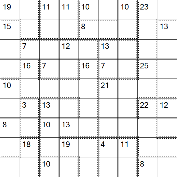 Killer Sudoku - Easy