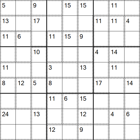 Killer Sudoku - Easy
