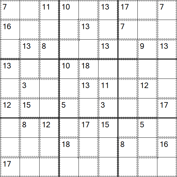 Killer Sudoku - Easy