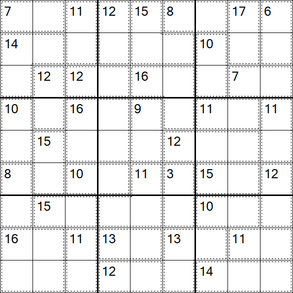 Killer Sudoku - Easy