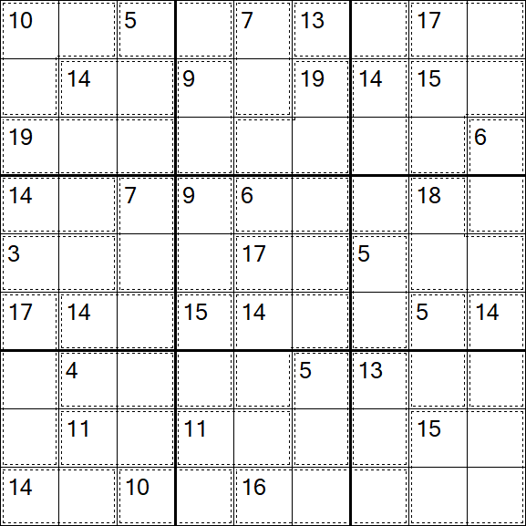 Killer Sudoku - Easy