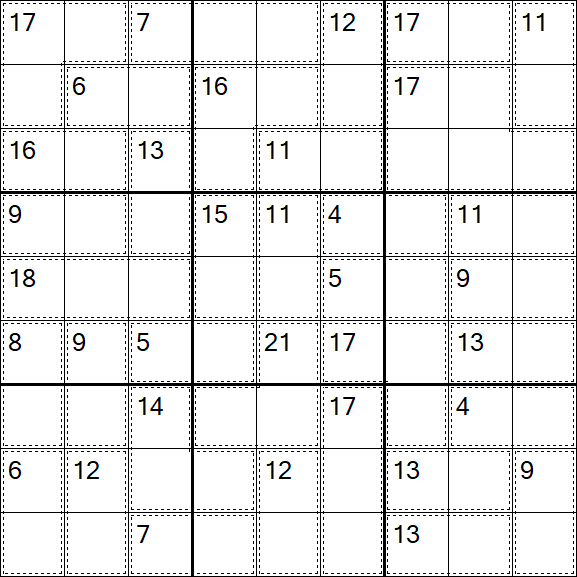Killer Sudoku - Easy