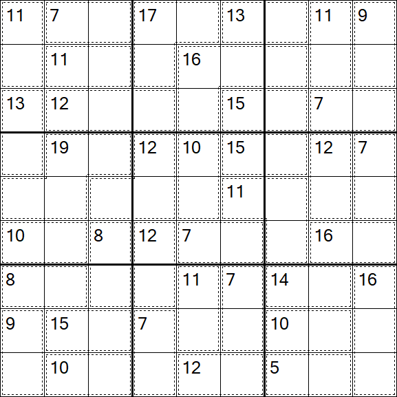 Killer Sudoku - Easy