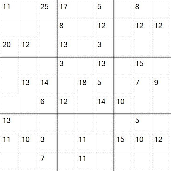 Killer Sudoku - Easy
