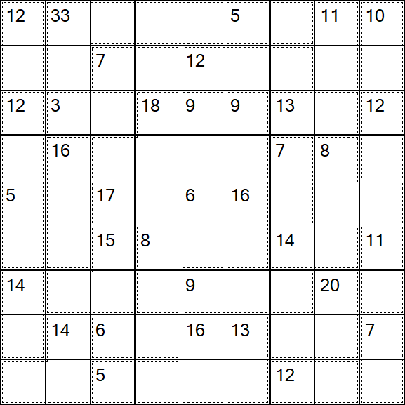 Killer Sudoku - Easy