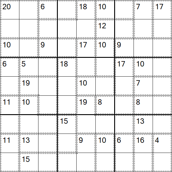 Killer Sudoku - Easy