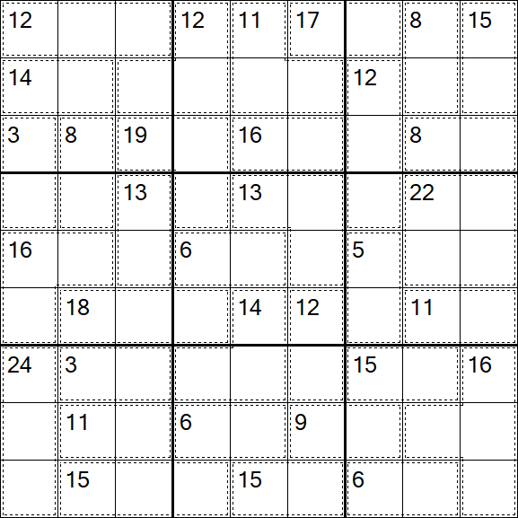 Killer Sudoku - Easy