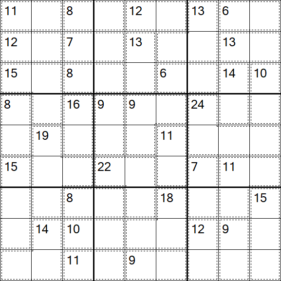 Killer Sudoku - Easy