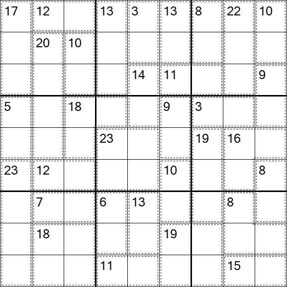 Killer Sudoku - Easy