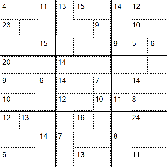 Killer Sudoku - Easy