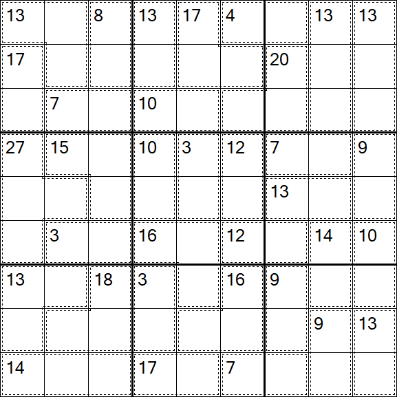 Killer Sudoku - Easy