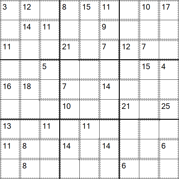 Killer Sudoku - Easy