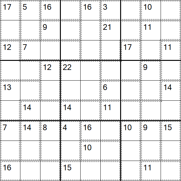 Killer Sudoku - Easy