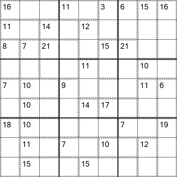 Killer Sudoku - Easy
