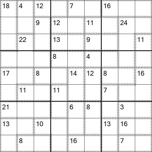 Killer Sudoku - Easy