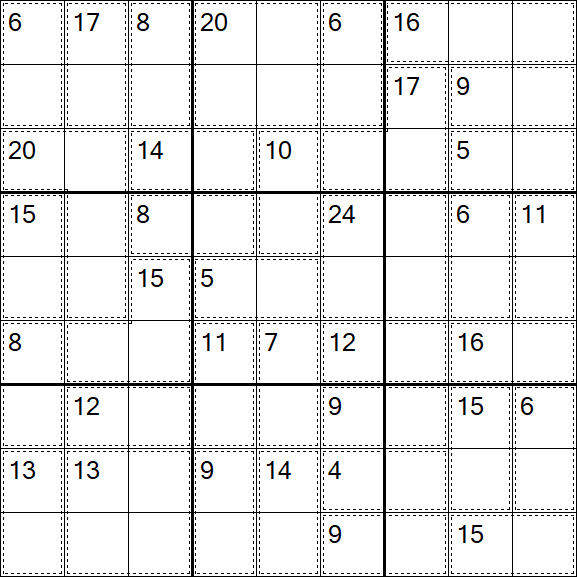 Killer Sudoku - Easy